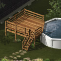Above-Ground-Pool-Deck-Designs , Above Ground Pool Deck Ideas In Furniture Category