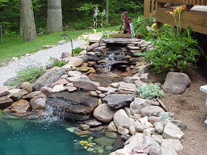 Furniture , 6 Backyard Pond Ideas : Beautiful Backyard Pond Ideas