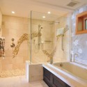 Doorless-shower-in-modern-bathroom , Doorless Showers Idea For Your Small Bathroom In Bathroom Category
