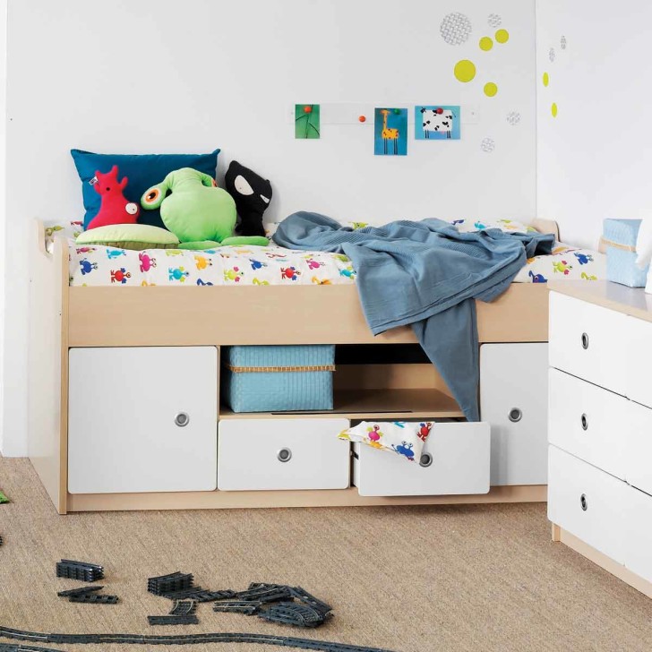 Bedroom , 15 Teen Loft Beds Ideas : Loft Teen Bed In Maple White