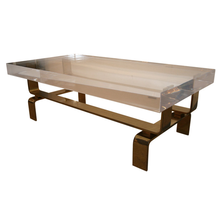 Furniture , 7 Favourite Model of Lucite Coffee Table : Lucite Coffee Table 6