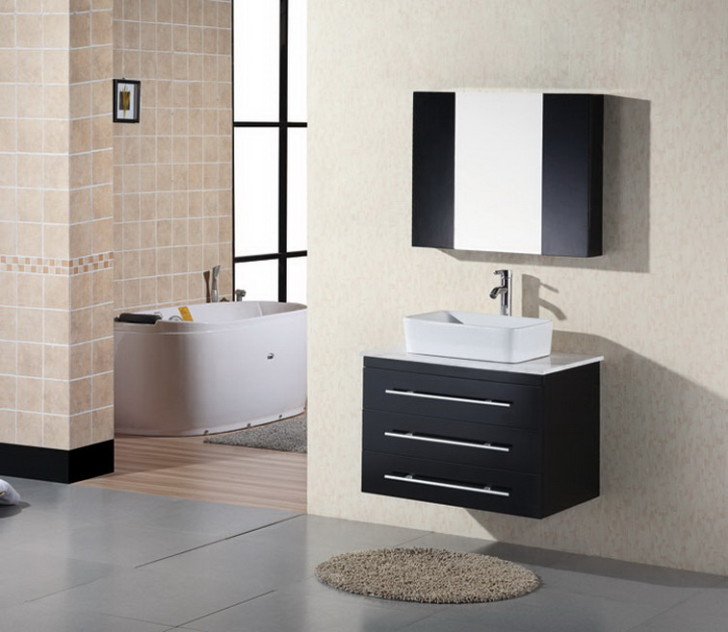 Bathroom , Floating Bathroom Vanities Ideas : Wall Mount Bathroom Vanity