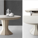 White-Expandable-Round-Dining-Table , 13 Expandable Round Dining Table Idea In Furniture Category
