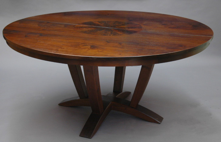 Furniture , 13 Expandable Round Dining Table Idea : Woodworkers Expandable Round Dining Table