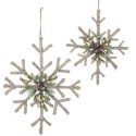 brown-rope-pine-cone-snowflake-christmas-ornament , 10 Pinecone Ornaments Ideas In Lightning Category