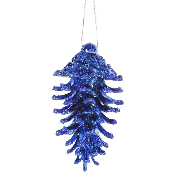 Lightning , 10 Pinecone Ornaments Ideas : Christmas Tree Pine Cone With Blue Ornament