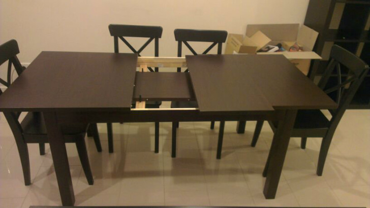Kitchen , Expandable Dining Table Idea : Expandable Dining Table Ikea