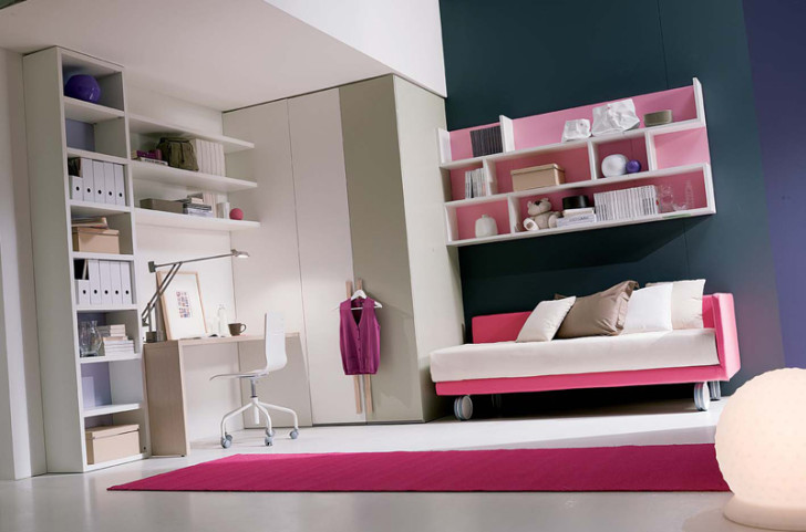 Bedroom , 14 Cool Teenage Girl Bedroom Ideas : Modern Teenage Girl Room Ideas