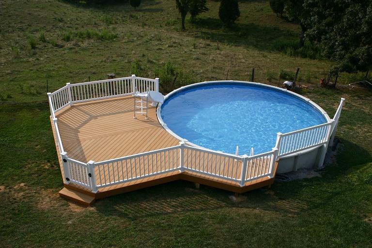 768x512px Above Ground Pool Deck Ideas Picture in Furniture
