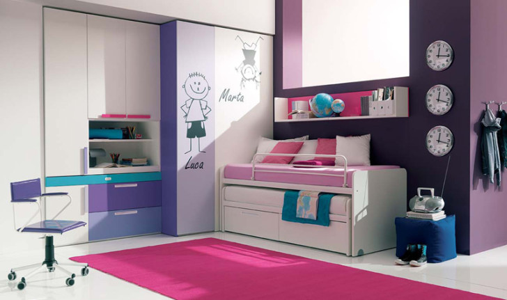 Bedroom , 14 Cool Teenage Girl Bedroom Ideas : Teenage Girl Bedroom Designs Image