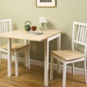 3 Piece Dining Set With Drop Leaf Dining Table , Dinette Sets For Small Spaces In Kitchen Category