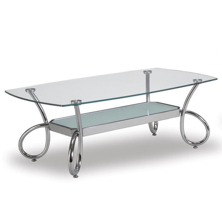 Furniture , 5 Glass Topped Coffee Tables Design : Classic Glass Top Coffee Table