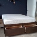 Bedroom , 9 Bed Frames with Storage Underneath : platform beds with storage drawers