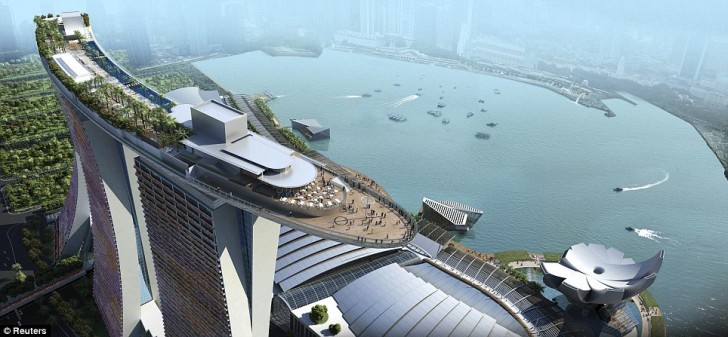 Apartment , Marina Bay Sands Infinity Pool – Awesome! : The Marina Bay Sands Infinity Pool Singapore Sky View