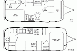524x393px 7 Top Airstream Floorplans Picture in Apartment