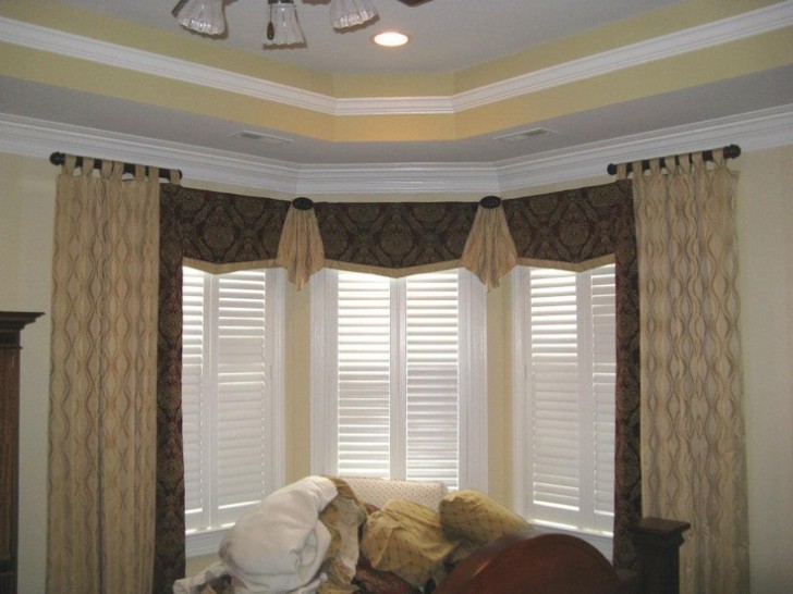 Furniture , 8 Top Window treatments for bay windows pictures : Bay Window Treatments