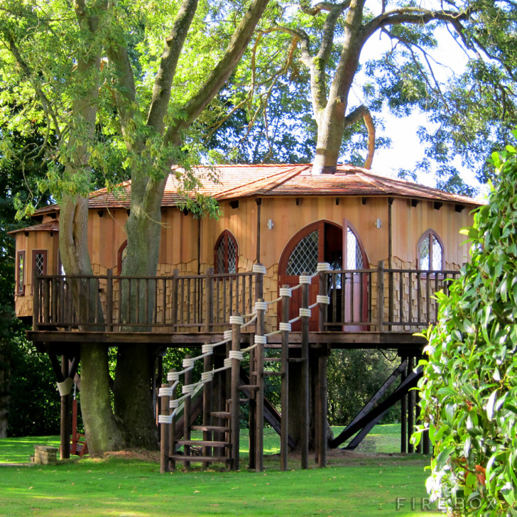Homes , 7 Excellent livable tree houses : Blue Forest Tree Houses