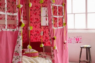 600x902px 4 Unique Girls Canopy Bed Curtains Picture in Bedroom