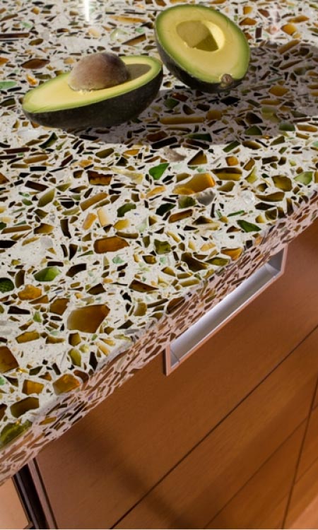 Furniture , 8 Good Recycled Countertop Material : Green countertops