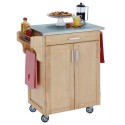 Kitchen Cart with Stainless Steel , 7 Unique Mainstays Kitchen Island Cart Natural In Kitchen Category