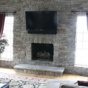 Natural Stone Veneer Fireplaces , 8 Unique Pictures Of Stacked Stone Fireplaces In Furniture Category