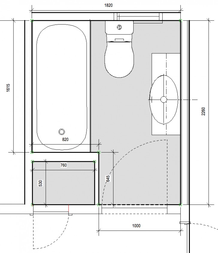Bathroom , 6 Cool Bathroom layout design tool free : Small Bathroom Floor Plans