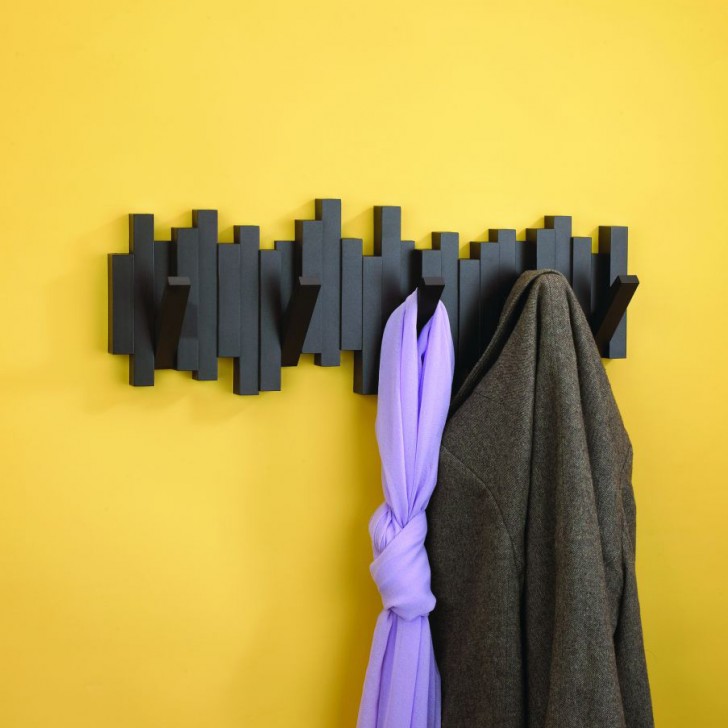 Furniture , 7 Gorgeous Modern coat hooks wall mounted : Wall Mounted Coat Rack