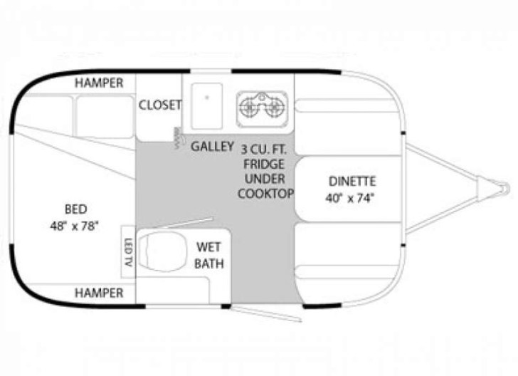 Apartment , 6 Brilliant airstream floor plans : Airstream