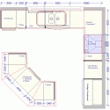 kitchen floorplan , 6 Gorgeous Kitchen Island Blueprints In Kitchen Category
