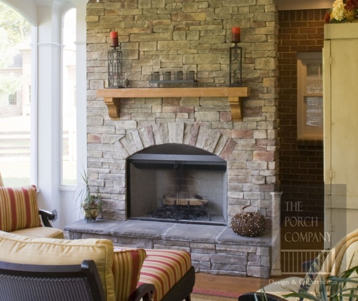 Furniture , 7 Wonderful Pics of stone fireplaces : Stone Fireplace Designs