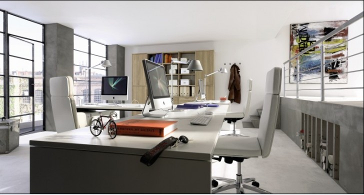 Office , 7 Charming Modern home office designs : Home Office Furniture Designs