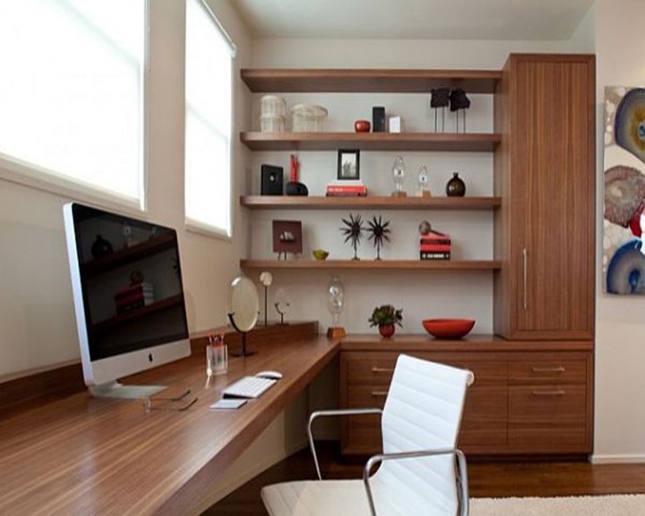 Office , 7 Charming Modern home office designs : Modern Custom Home Office