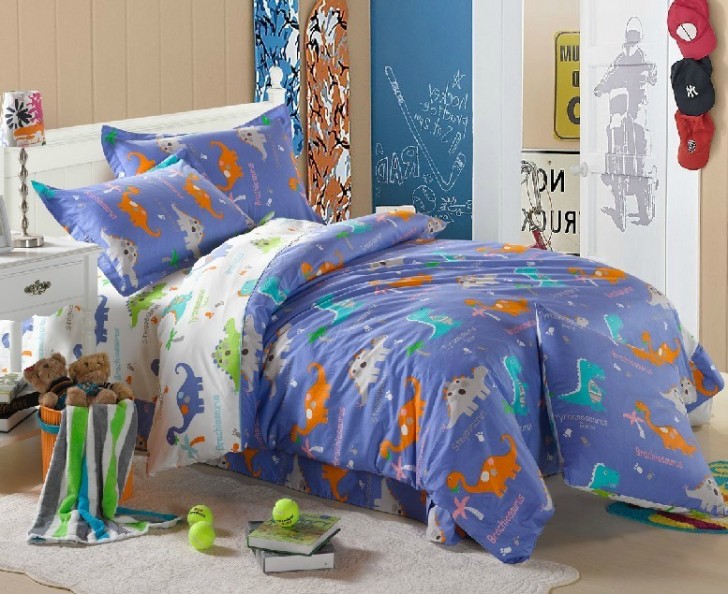 Bedroom , 6 Unique Boys dinosaur bedroom ideas : Dinosaur Style Bedding For Boys