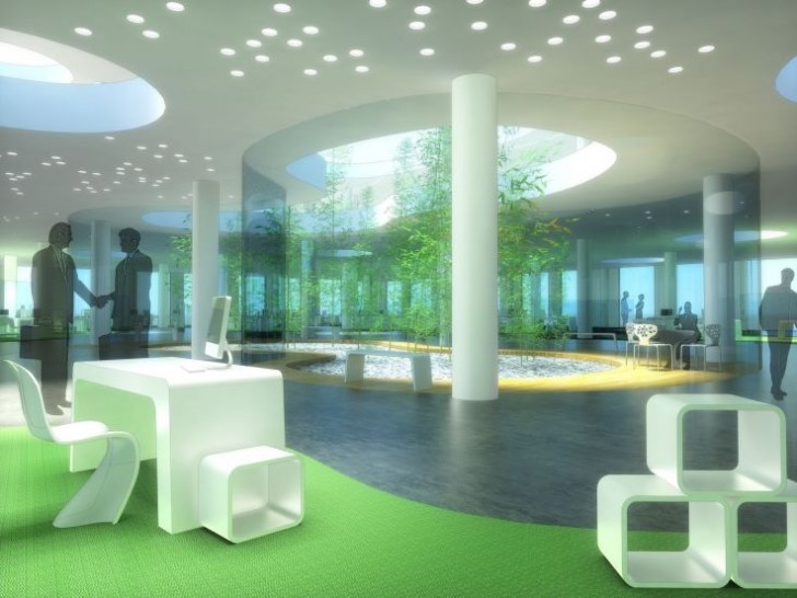 Office , 9 Nice Modern office space design : Minimalistic Of Office