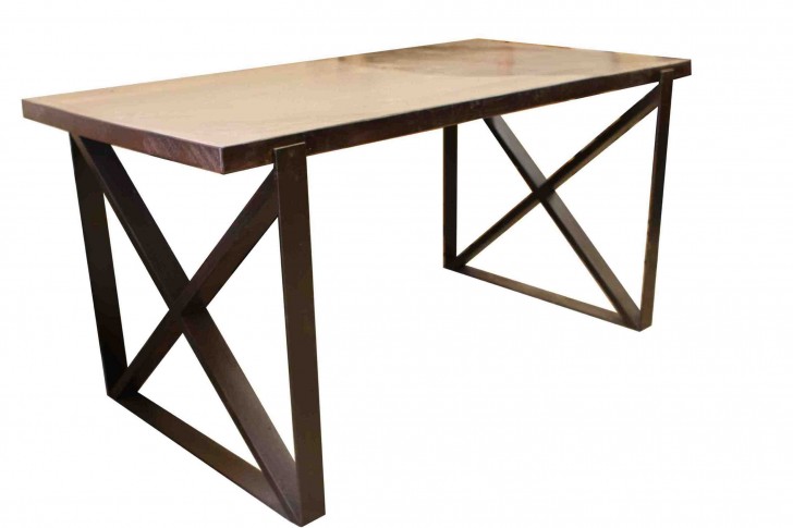 Furniture , 6 Stunning Reclaimed wood dining table chicago : Chicago Industrial Dining Table