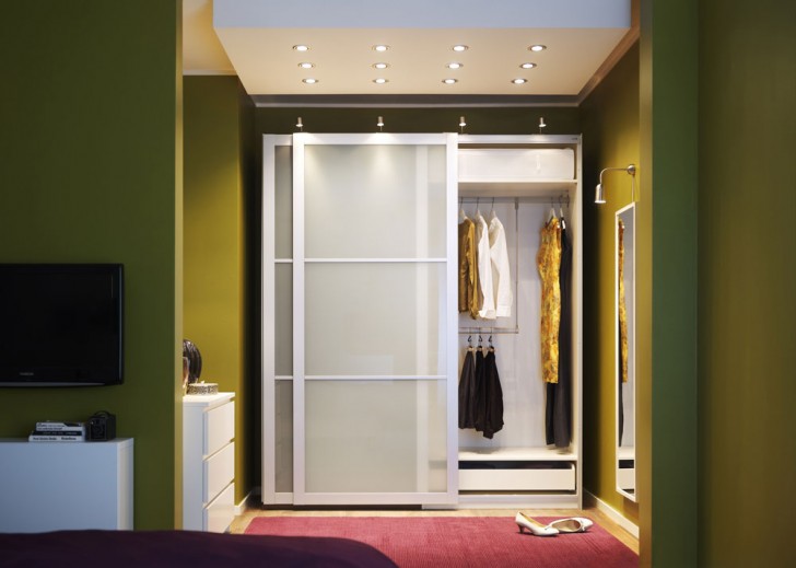 Furniture , 8 Charming Frosted sliding closet doors : Glass Closet Doors