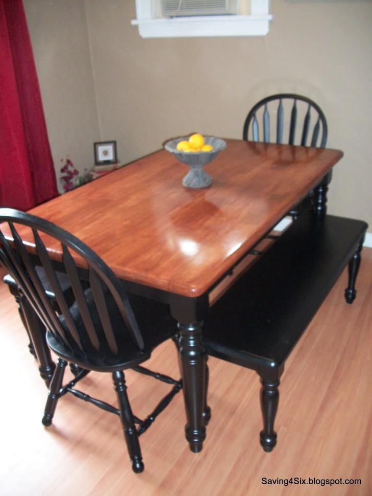 Furniture , 9 Stunning Refinishing dining table : Refinishing The Dining Room Table