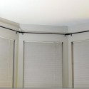 Living Room , 8 Fabulous Curtain rods for bay windows ideas : Window Curtain