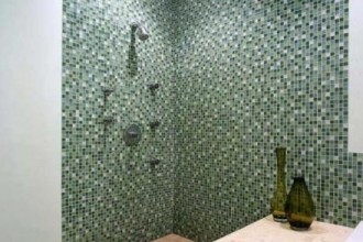 550x508px 6 Wonderful Doorless Walk In Shower Designs Picture in Bathroom