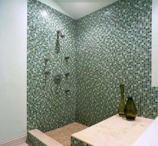Bathroom , 6 Wonderful Doorless walk in shower designs :  Bathroom Design