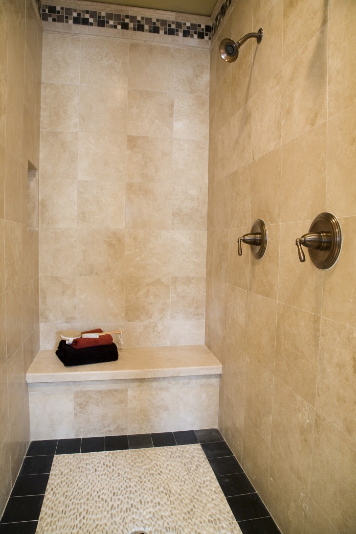 Bathroom , 6 Wonderful Doorless walk in shower designs :  Bathroom Interior Design