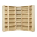 brown oak veneer white , 9 Unique Ikea Corner Bookshelves In Furniture Category