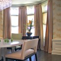 Living Room , 8 Fabulous Curtain rods for bay windows ideas :  curtain ideas