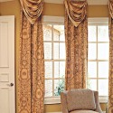  curtain rods for bay windows , 7 Awesome Drapery Ideas For Bay Windows In Living Room Category