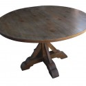 dining table design , 7 Charming Round Dining Table Reclaimed Wood In Furniture Category