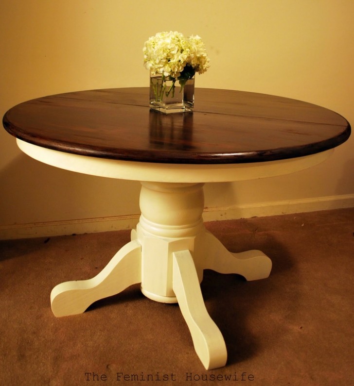 Furniture , 9 Stunning Refinishing dining table :  Dining Tables