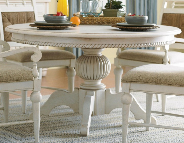 Furniture , 7 Awesome Bob timberlake dining table : Pedestal Dining Table