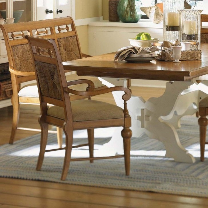 Furniture , 7 Awesome Bob timberlake dining table : Plank Dining Table