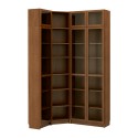 veneer medium brown white , 9 Unique Ikea Corner Bookshelves In Furniture Category