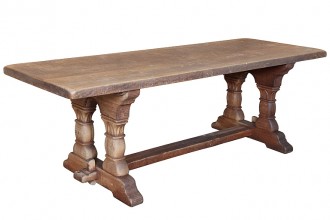 768x768px 8 Awesome Antique Trestle Dining Table Picture in Furniture